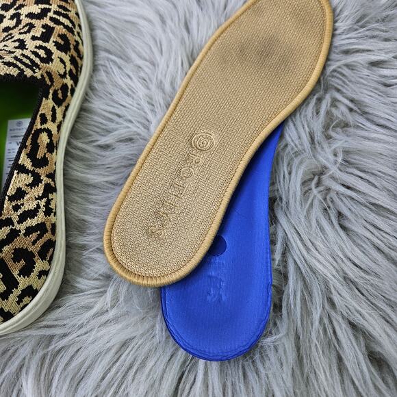 Rothy’s Original Slip On Sneaker Desert Cat Leopard Print Shoes Size 7 Sustainab - Picture 9 of 9
